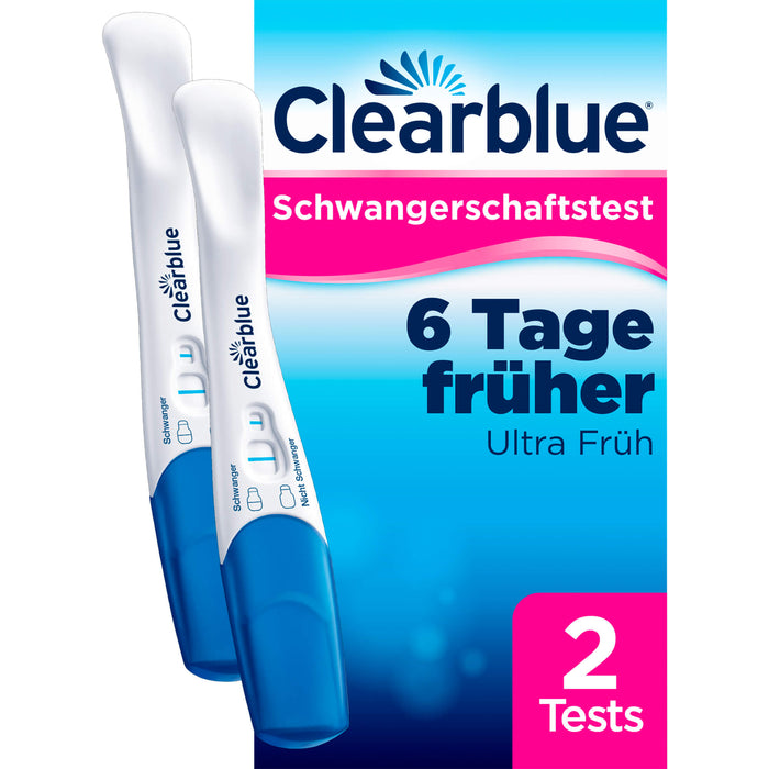 Clearblue Schwangerschaftstest Frühe Erkennung, 2 pcs. Test