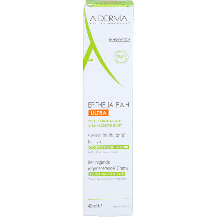 A-DERMA Epitheliale A.H Ultra beruhigende regenerierende Creme, 40 ml Cream