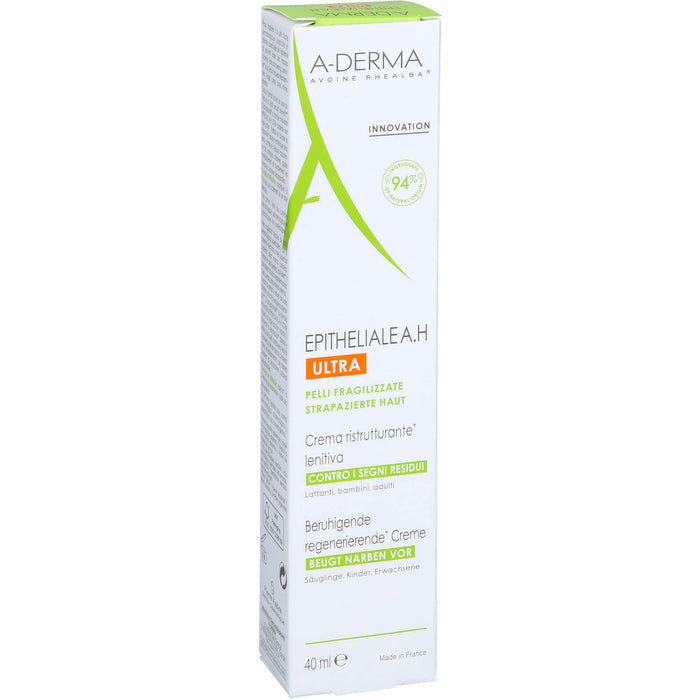 A-DERMA Epitheliale A.H Ultra beruhigende regenerierende Creme, 40 ml Cream