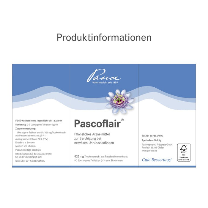 Pascoflair überzogene Tabletten, 90 St. Tabletten