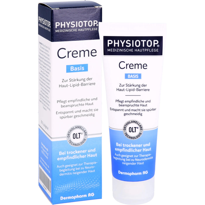 Physiotop Basis Creme zur Stärkung der Haut-Lipid-Barriere pflegt beanspruchte und empfindliche Haut, 75 ml Cream