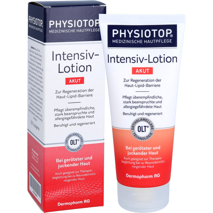 Physiotop Intensiv-Lotion akut bei geröteter und juckender Haut, 200 ml Lotion