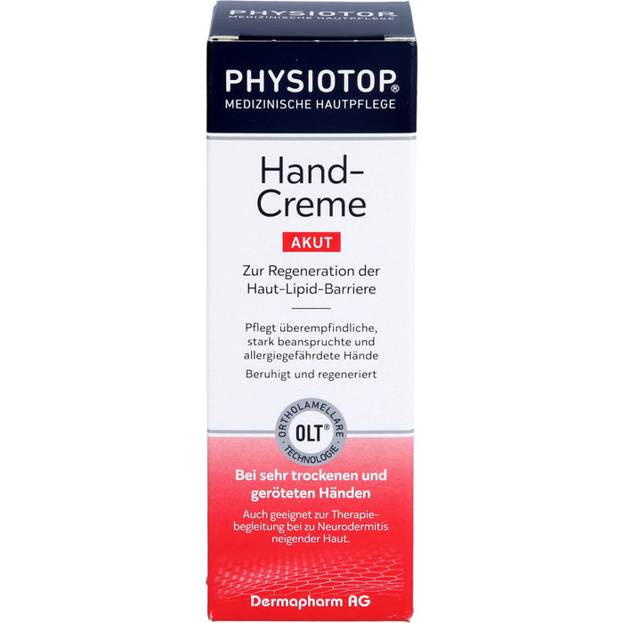 PHYSIOTOP akut Handcreme, 50 ml Crème