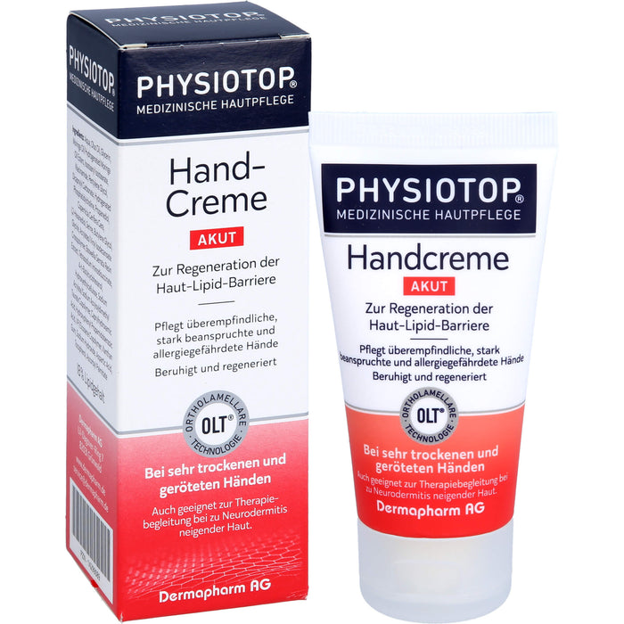 PHYSIOTOP akut Handcreme, 50 ml Cream