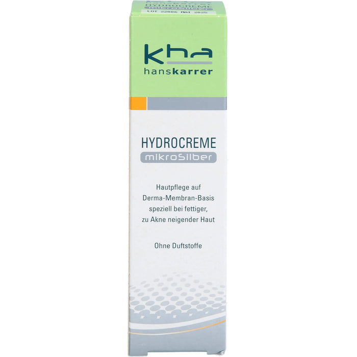 Hans Karrer Hydrocreme Mikrosilber bei normaler bis fettiger Haut, 75 ml Cream