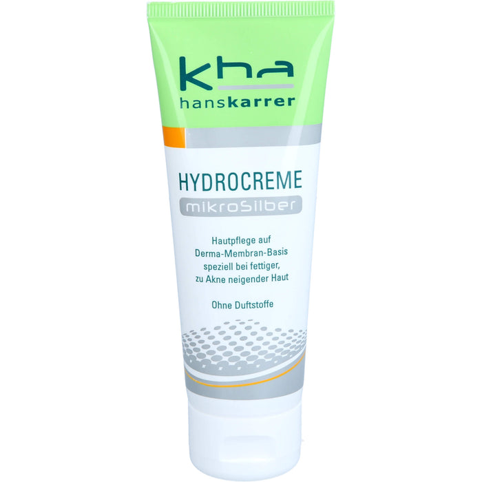 Hans Karrer Hydrocreme Mikrosilber bei normaler bis fettiger Haut, 75 ml Creme