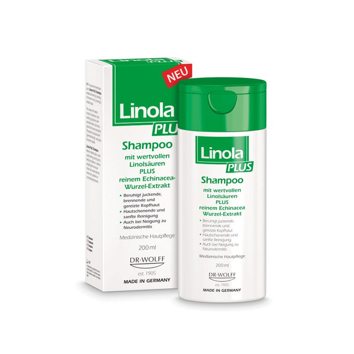 Linola PLUS Shampoo, 200 ml Shampoing