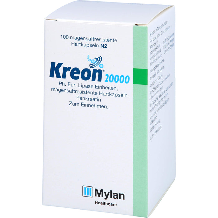 Kreon 20 000 Lipase Hartkapseln bei einer exokrinen Pankreasinsuffiziens, 100 pc Capsules