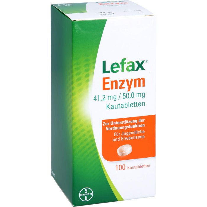 Lefax Enzym, 41,2 mg / 50 mg Kautablette, 100 pcs. Tablets