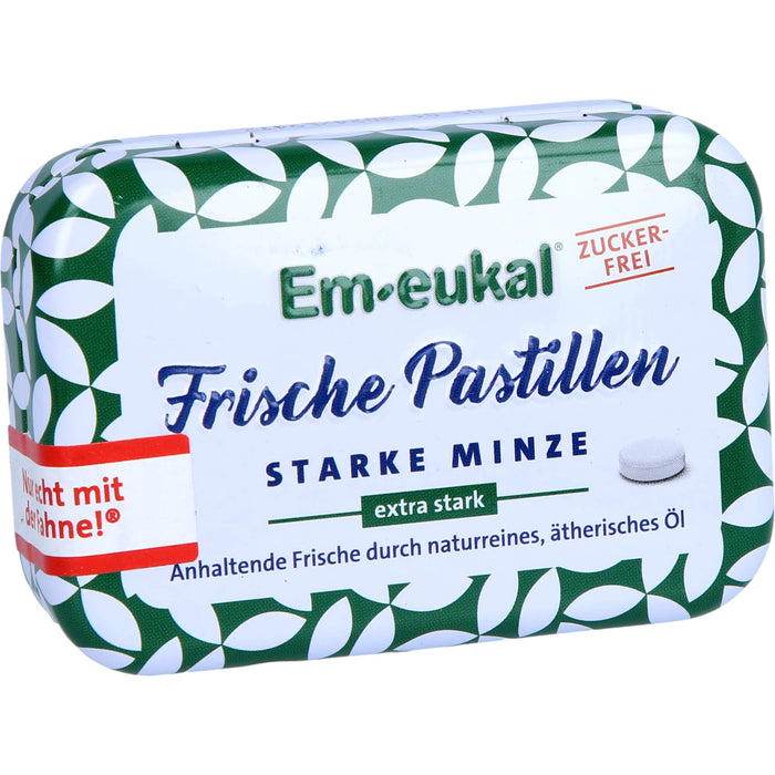 Em-eukal Frische Pastillen starke Minze zuckerfrei, 20 g Pastillen