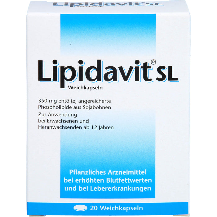 Lipidavit SL, Weichkapseln 350 mg, 20 St WKA