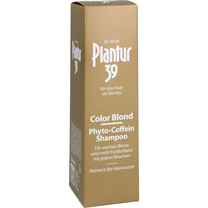 Plantur 39 Color Blond Phyto-Coffein-Shampoo, 250 ml Shampoo