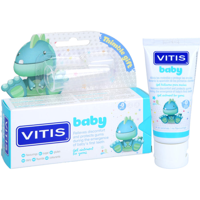 VITIS Baby Gel+Fingerzahnbürste, 30 ml ZGE