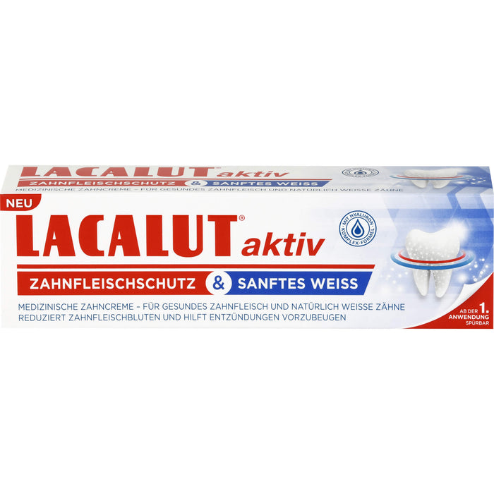 LACALUT aktiv medizinische Zahncreme, 75 ml Dentifrice