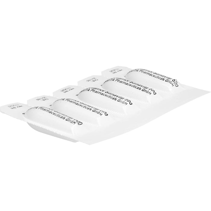 SANAVITA Paracetamol 500 mg Zäpfchen bei Schmerzen und Fieber, 10 pcs. Suppositories