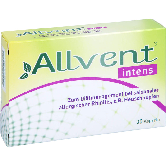 Allvent intens Kapseln bei saisonaler allergischer Rhinitis, 30 pcs. Capsules