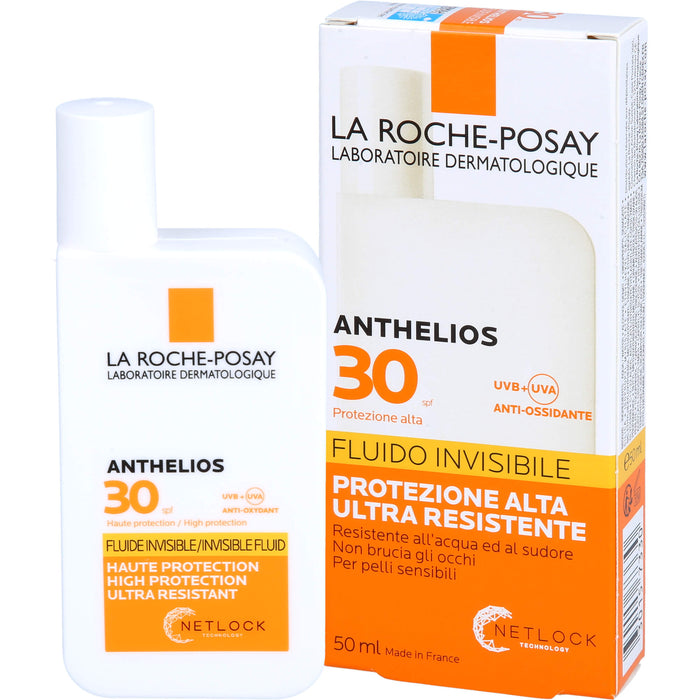 La Roche-Posay Anthelios Shaka Fluid LSF30 ultra-leicht für empfindliche Haut, 50 ml Solution