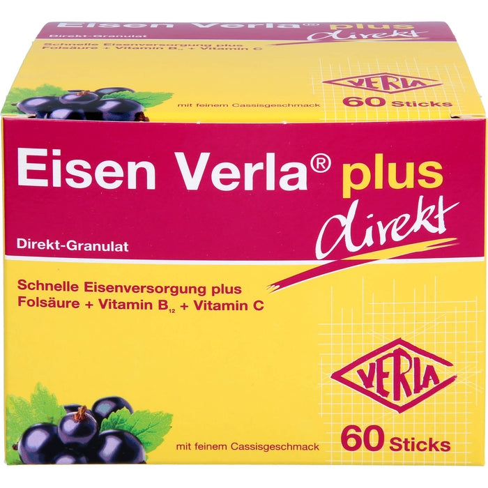 Eisen Verla plus direkt Sticks, 60 pc Sachets