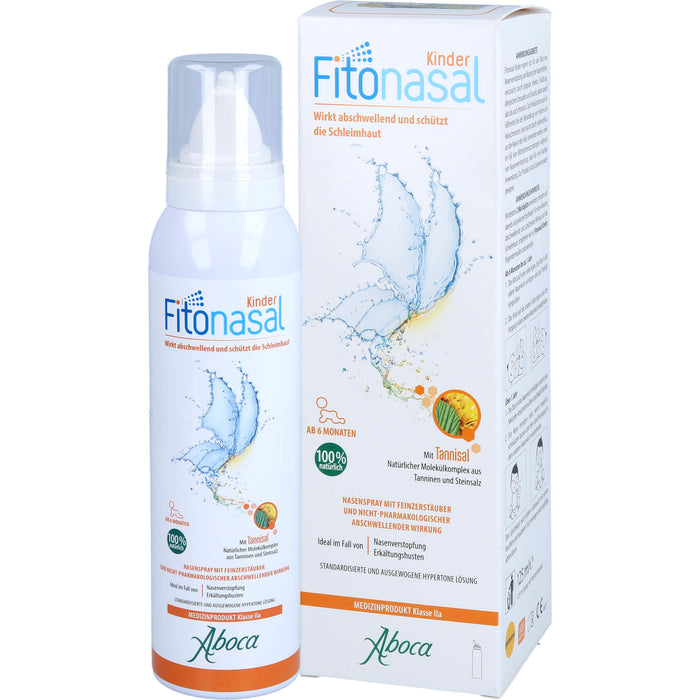 Fitonasal Kinder Nasenspray wirkt abschwellend, 125 ml Solution