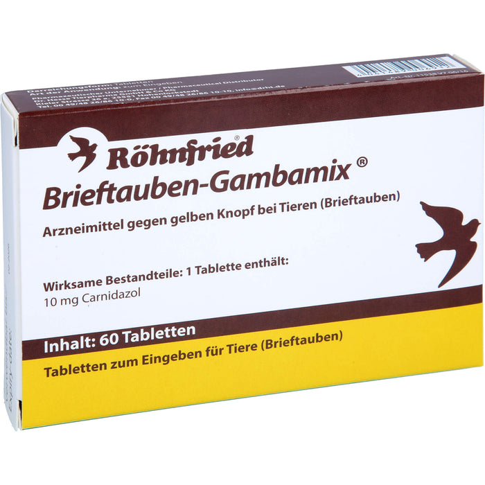 Brieftauben-gambamix, 60 St TAB