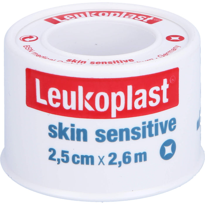 LEUKOPLAST SKIN SENSITIVE2,5CMX2,6M im Schutzring, 1 St PFL