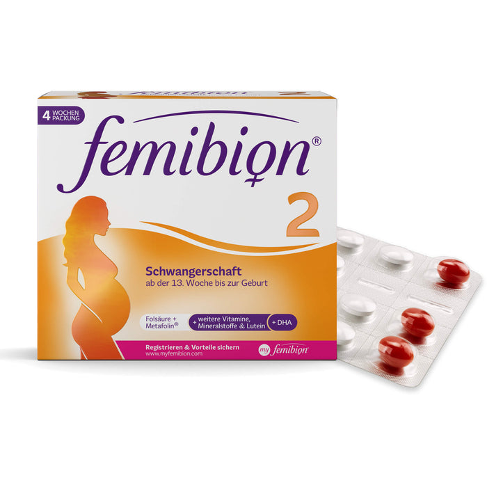 Femibion 2 Schwangerschaft Tabletten und Kapseln, 56 St. Tabletten