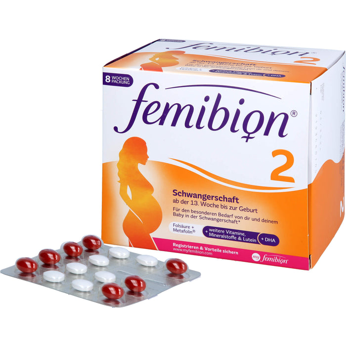 Femibion 2 Schwangerschaft Tabletten und Kapseln, 112 pcs. Tablets