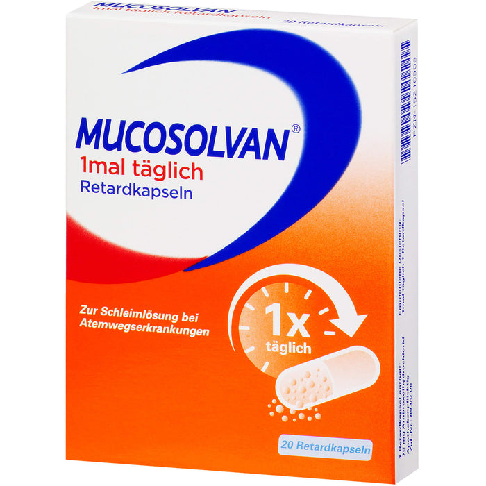 MUCOSOLVAN 1mal täglich Retardkapseln, 20 pcs. Capsules