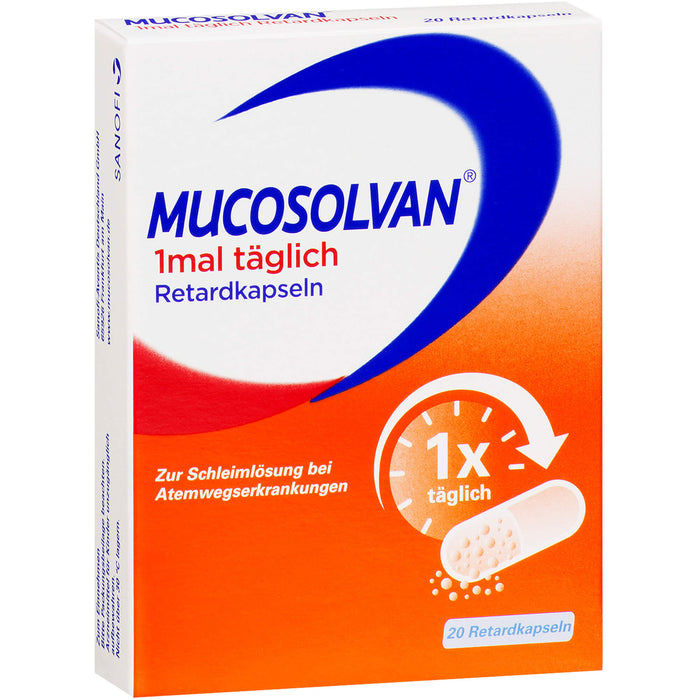 MUCOSOLVAN 1mal täglich Retardkapseln, 20 pc Capsules