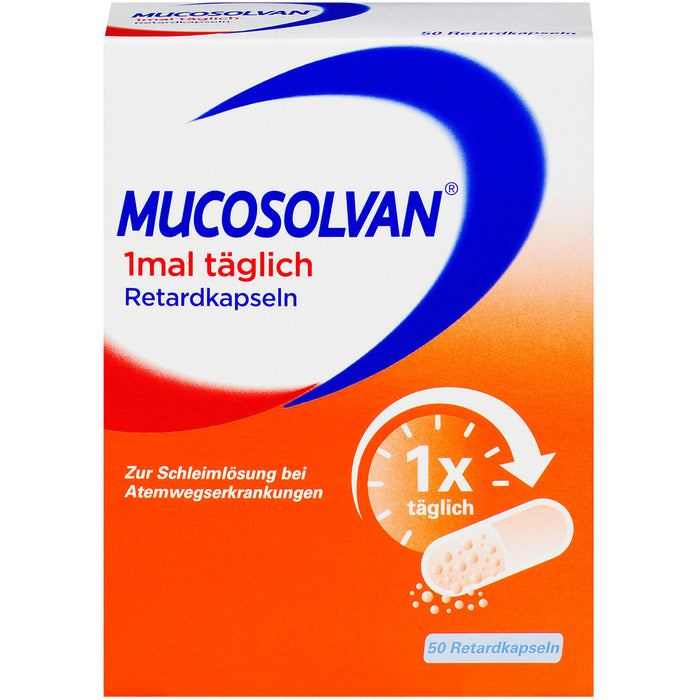 MUCOSOLVAN 1mal täglich Retardkapseln, 50 pcs. Capsules