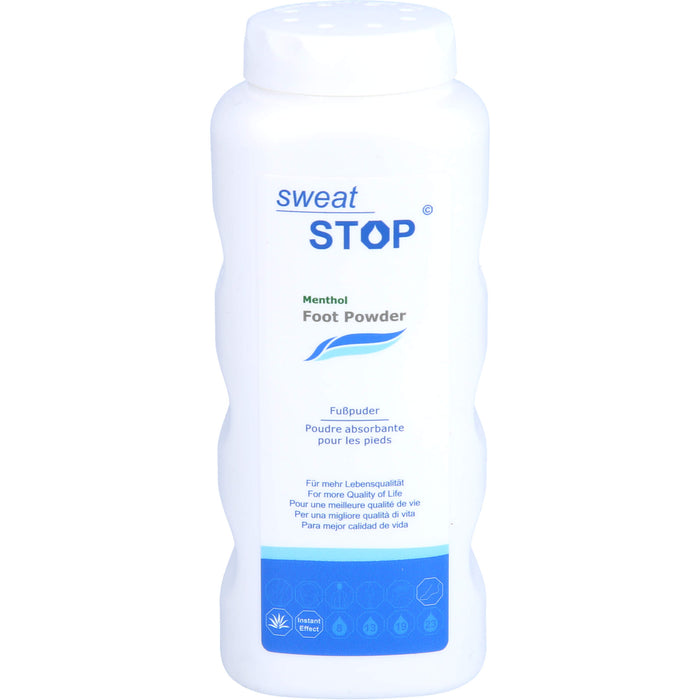 SweatStop Menthol Fußpuder, 100 g PUD