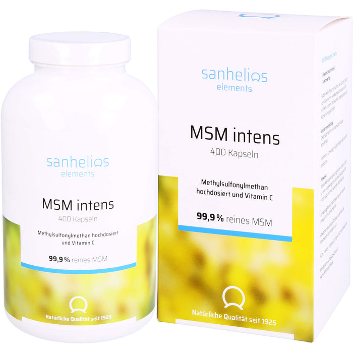 Sanhelios MSM Kapseln intens 1600 mg, 400 pcs. Capsules