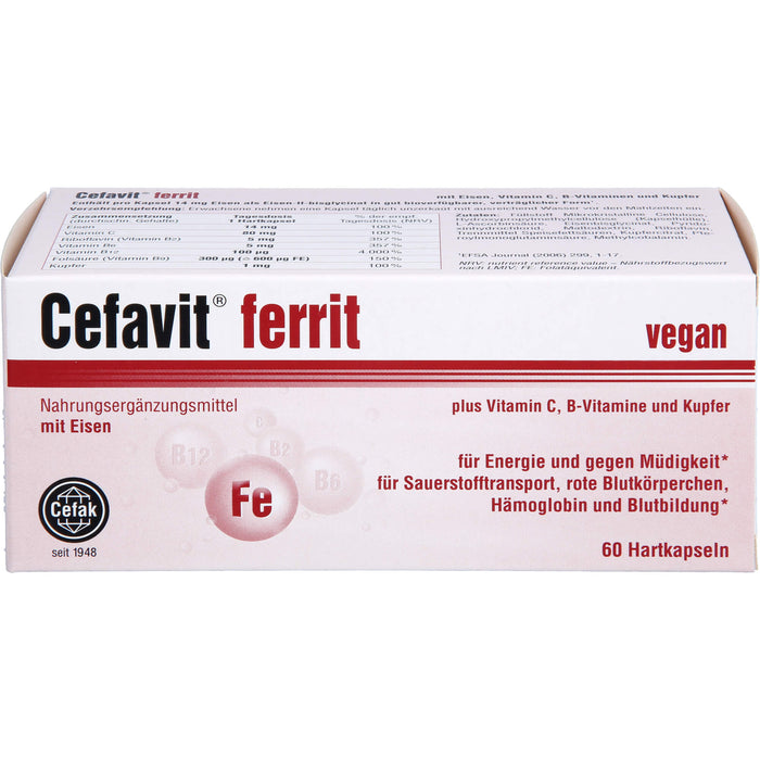 Cefavit ferrit, 60 pc Capsules