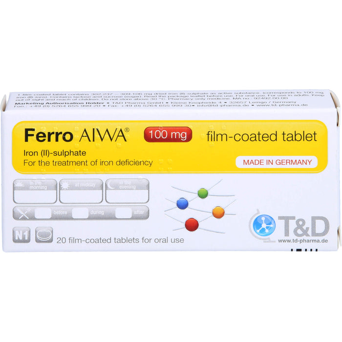 Ferro AIWA 100 mg Filmtablette, 20 St FTA