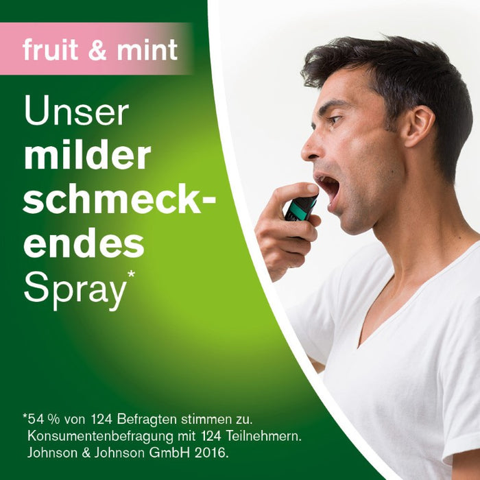 nicorette fruit & mint Spray zur Anwendung in der Mundhöhle, 2 pc Spray