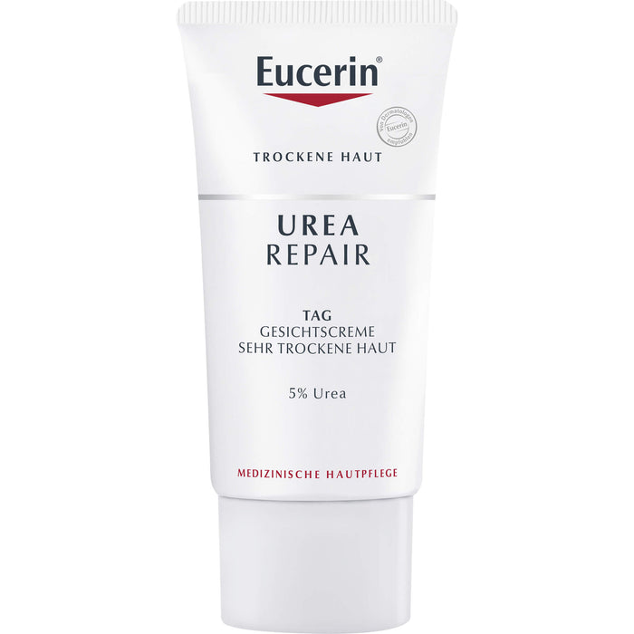 Eucerin Urea Repair Tag Gesichtscreme für sehr trockene Haut, 50 ml Creme