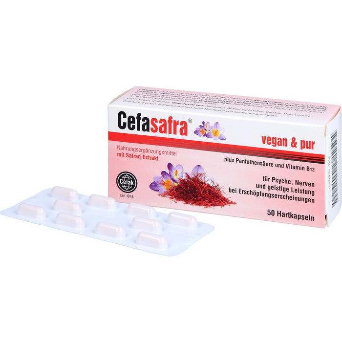 Cefasafra Kapseln für Psyche, Nerven und geistige Leistung, 50 pcs. Capsules