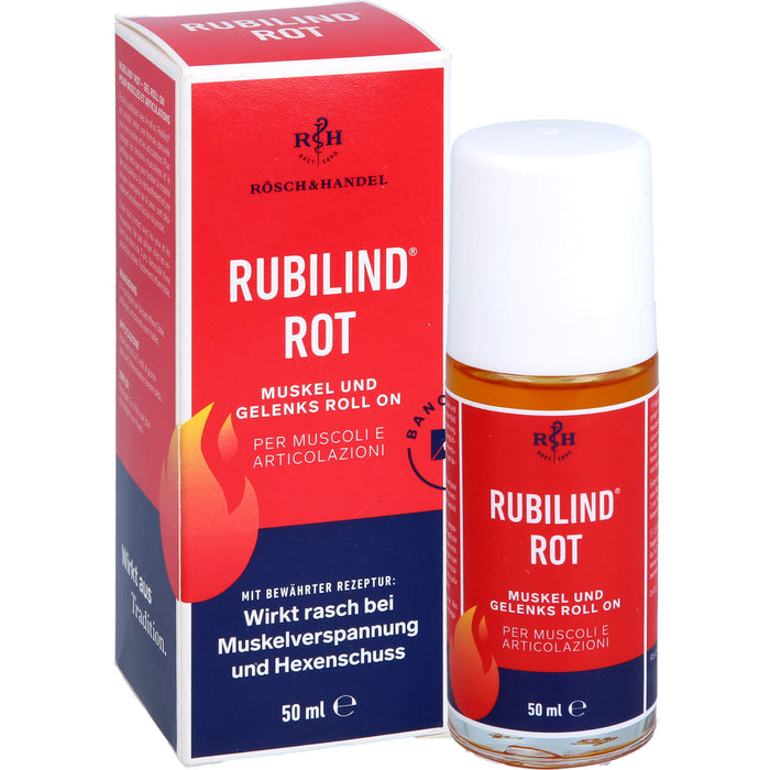 RUBILIND Rot Muskel und Gelenks Roll On, 50 ml XPK