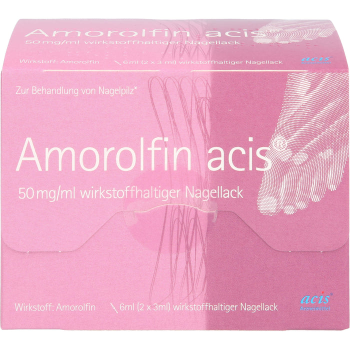 Amorolfin acis 50 mg/ml wirkstoffhaltiger Nagellack, 6 ml NAW