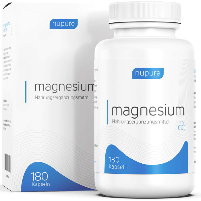 nupure magnesium mit Magnesiumcitrat, 180 St KAP