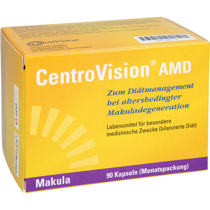 CentroVision AMD Kapseln bei altersbedingter Makuladegeneration, 90 pc Capsules