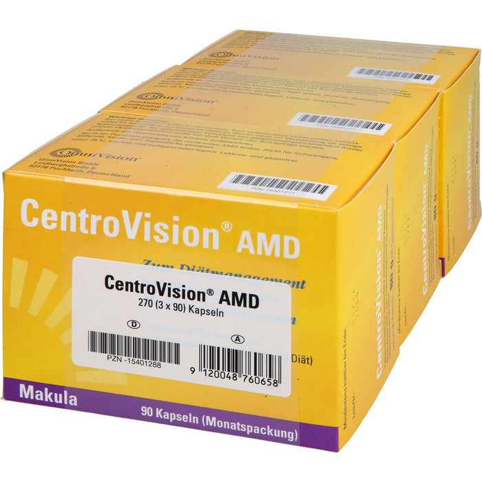 CentroVision AMD Kapseln bei altersbedingter Makuladegeneration, 270 pc Capsules