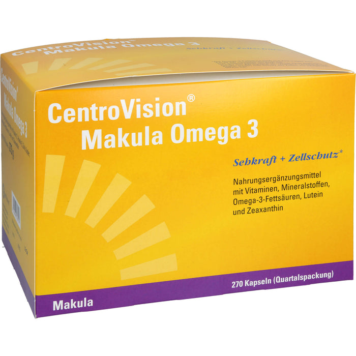 CentroVision Makula Omega 3 Kapseln, 270 pc Capsules