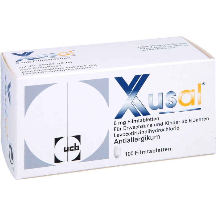 Xusal 5 mg Filmtabletten bei allergischer Rhinitis, 100 St. Tabletten