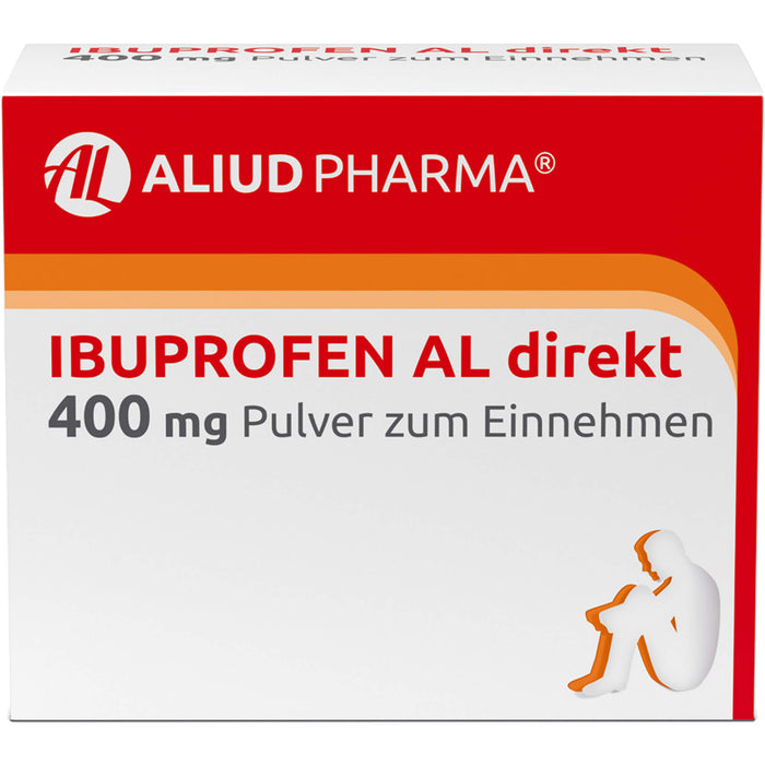 AL Ibuprofen direkt 400 mg Pulver bei Schmerzen und Fieber, 20 pcs. Powder