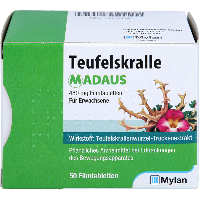 Teufelskralle MADAUS Filmtabletten, 50 pcs. Tablets