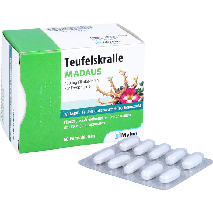 Teufelskralle MADAUS Filmtabletten, 50 pcs. Tablets