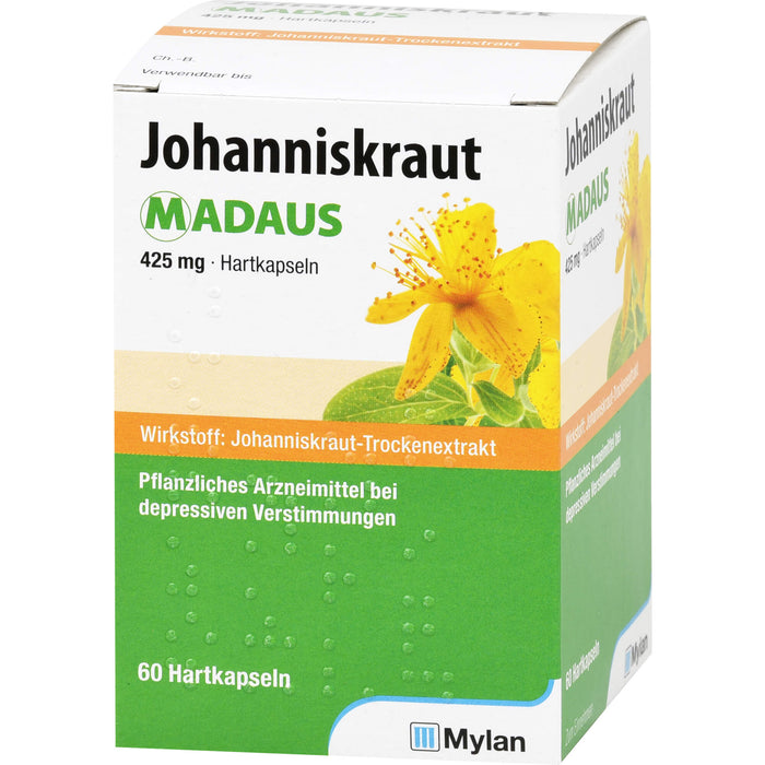 Johanniskraut MADAUS 425 mg Hartkapseln, 60 St HKP