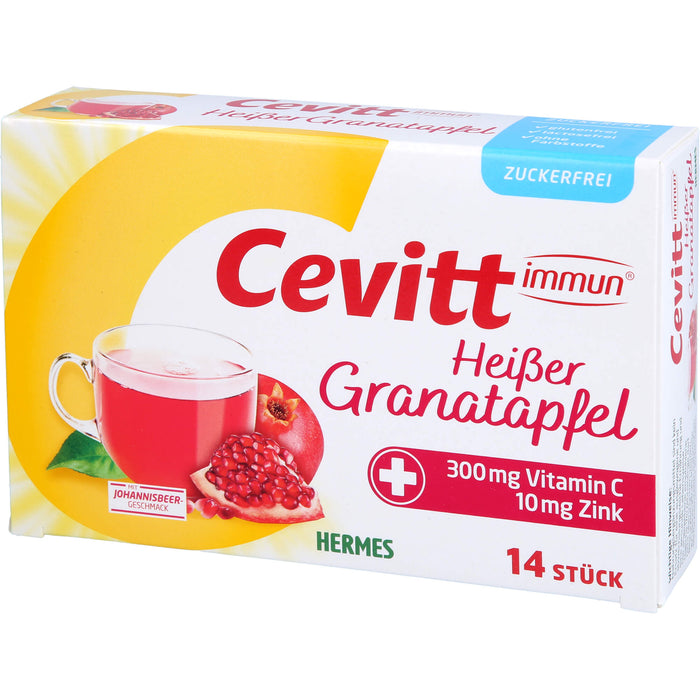 Cevitt immun Heißer Granatapfel zuckerfrei, 14 St. Beutel