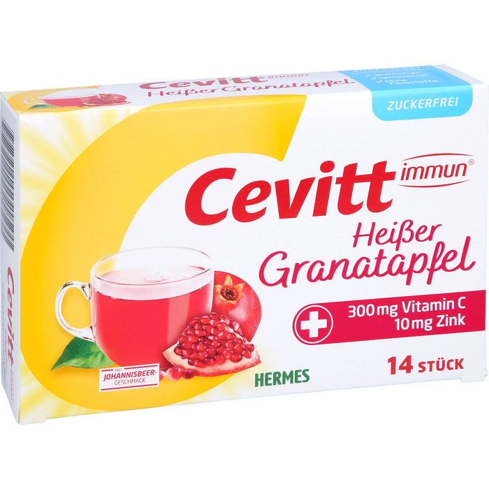 Cevitt immun Heißer Granatapfel zuckerfrei, 14 St. Beutel